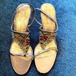 Nine West Beaded Heels